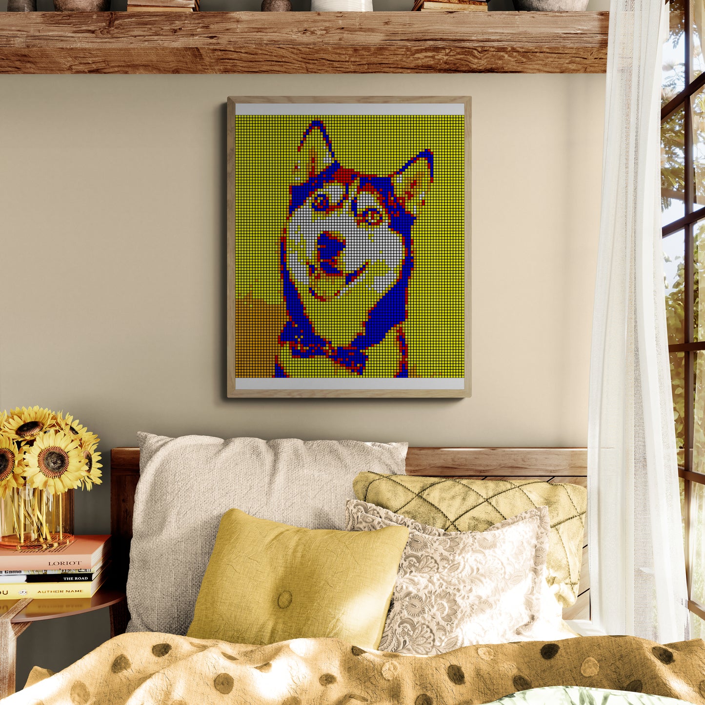 Husky Art Print